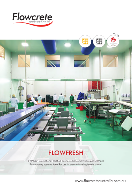 Flowcrete Flowfresh Antimicrobial Flooring Brochure