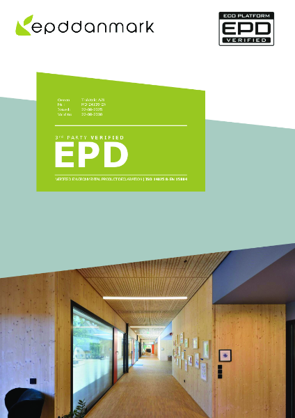 EPD - Troldtekt® A2, natural wood