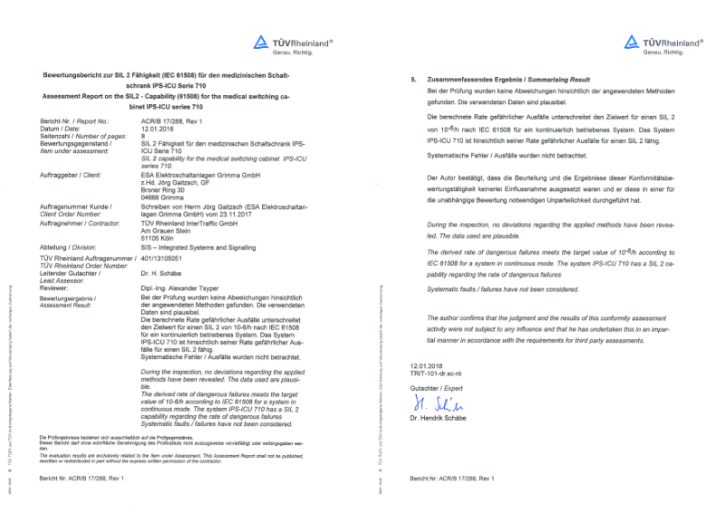 IPS-UPS IEC 61508 SIL2