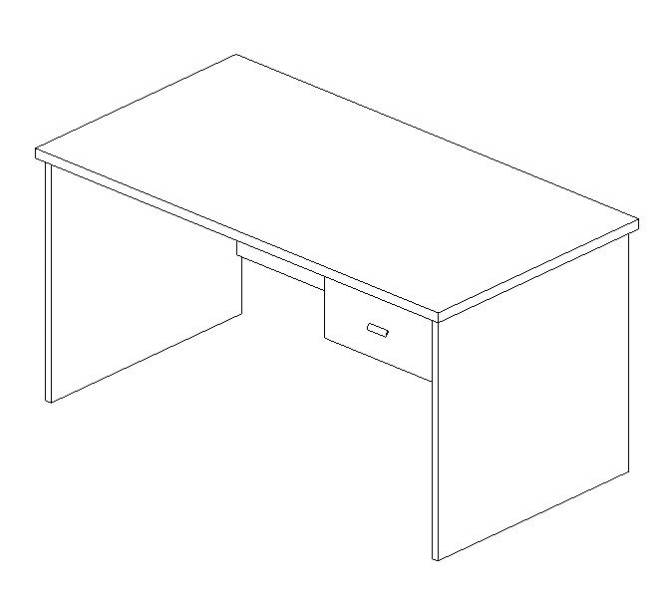 Desk with Drawer