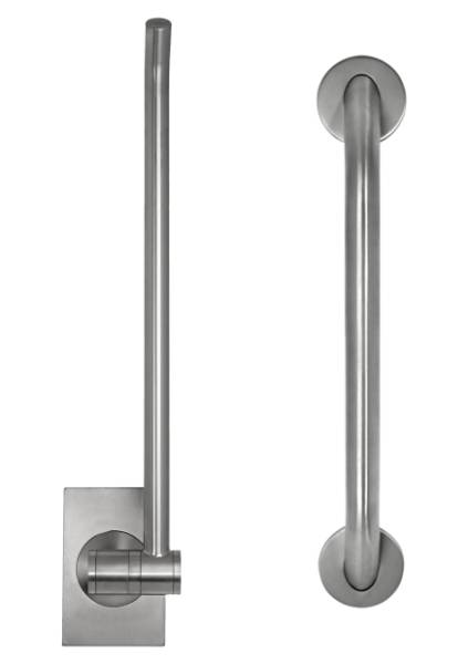 Radius Grab Bar Collection - Hinged and Straight Support Rails