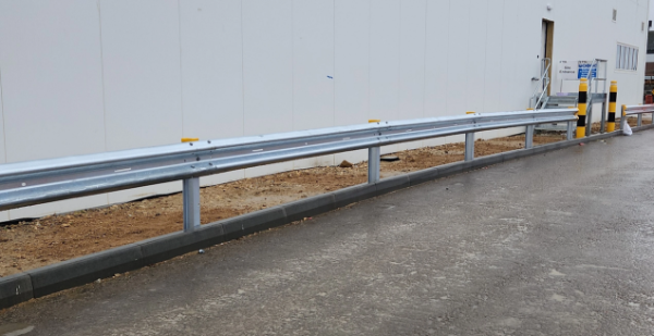 Armco Safety Barrier (Potted) - Potted Safety Barrier System