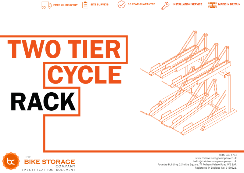 Bike Rack - Two Tier Cycle Rack Specification Document