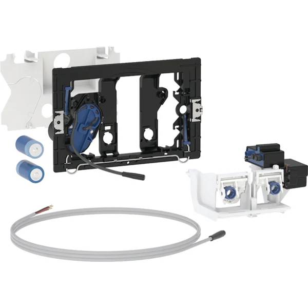 Geberit electronic WC flush control, battery operation, for Sigma concealed cistern 12 cm, for external button