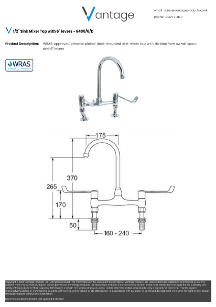 Product Data Sheet - 6400/6/D