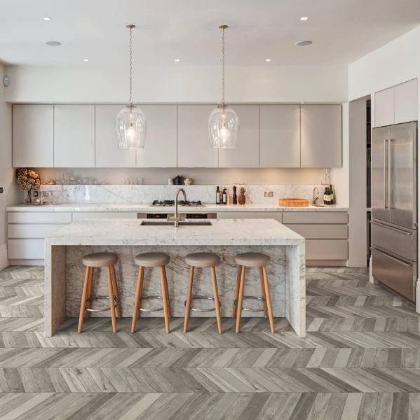Chev Wood - Wood-Effect Porcelain Tile Collection