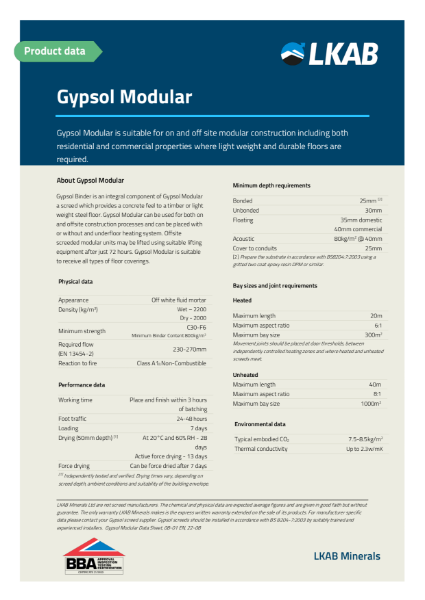 Gypsol Modular