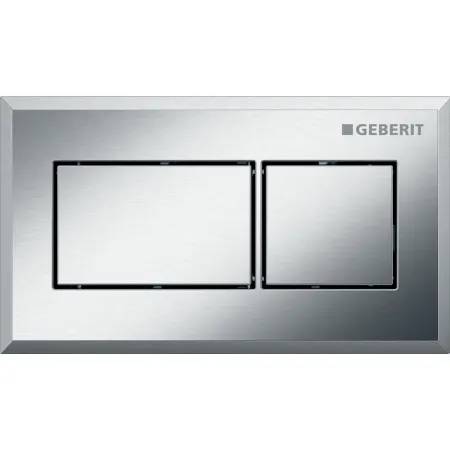Geberit remote pneumatic flush actuation, for dual flush, for Sigma concealed cistern 8 cm, concealed actuator