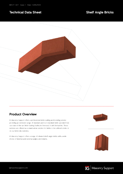 Shelf Angle Bricks Technical Data Sheet