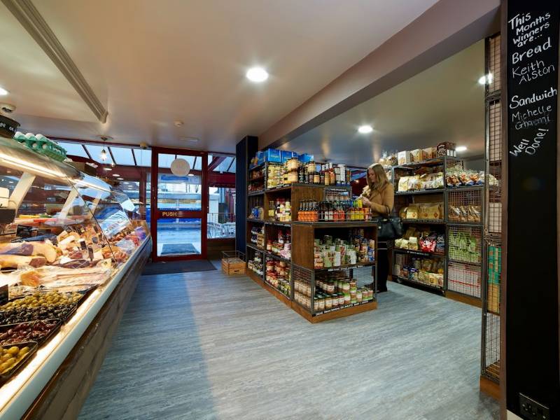 Polyflor’s Expona flooring looks a treat at Barbakan Deli