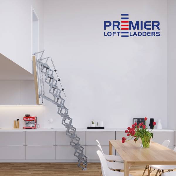 Supreme Vertical loft ladder specification available from NBS Source