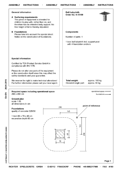 Timberplay Games - Ball Labyrinth - Assembly Instructions