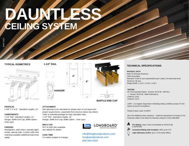 Dauntless Suspended Ceilings