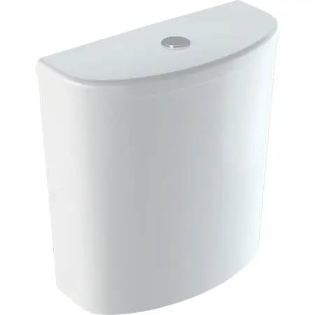 Geberit Selnova exposed cistern, close-coupled, dual flush, bottom water supply connection