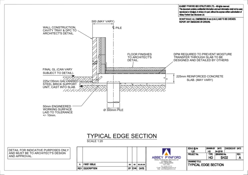 Typical Section - HD-Treesafe - BSU - Non-Voided