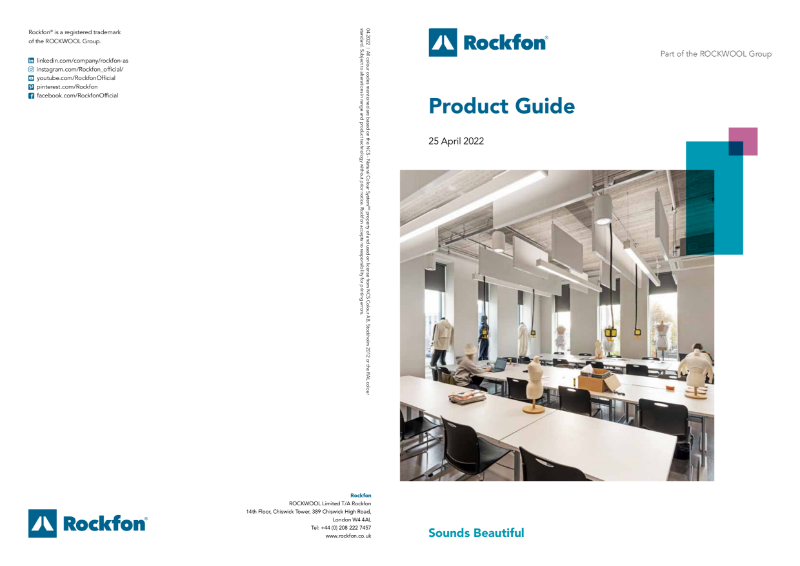 Rockfon Product Guide April 2022