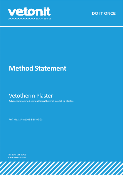 Method Statement - Vetotherm Plaster
