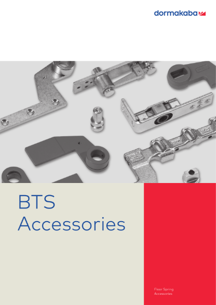 DORMA BTS Floor Spring Accessories