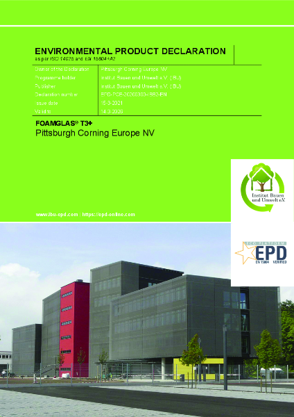 EPD - Proteus Pro-Therm Cellular Glass T3+