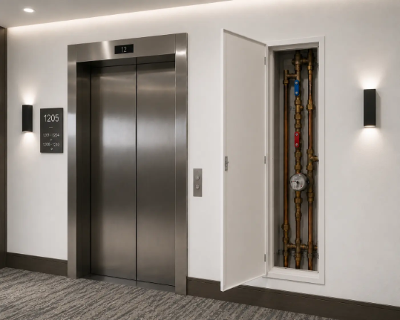 Metal Riser Door with Picture Frame – R57 Range - Access Panel, Wall Riser Door