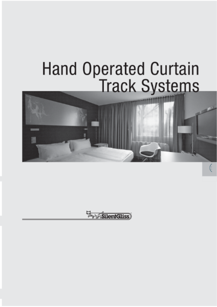 Hand Operated Curtain Track Systems by Silent Gliss