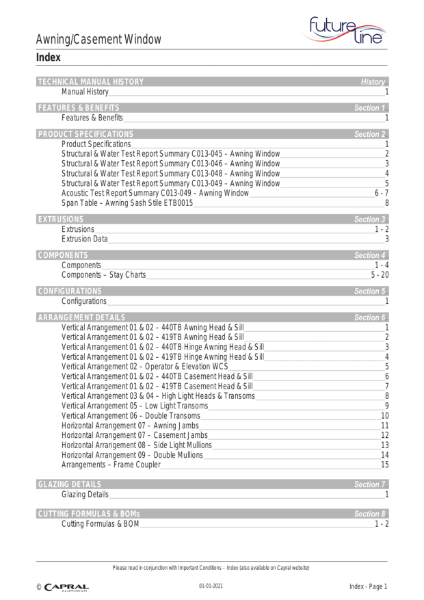 Technical-Manual_Futureline-Awning-Casement_Capral_2021_01_01