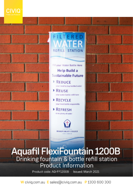 Aquafil® FlexiFountain 1200B Bottle Refill Station