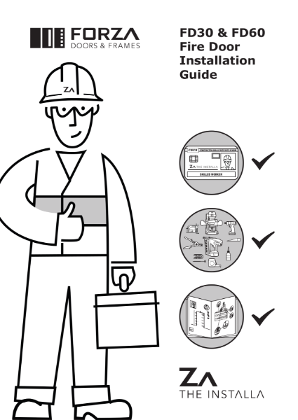 ZA THE INSTALLA FD30 & FD60 Fire Door Installation Guide