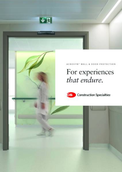 CS Acrovyn Wall & Door Protection Brochure (2025)
