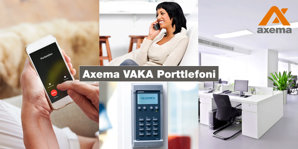 Axema VAKA Porttelefoni – För kontor och flerbostadshus