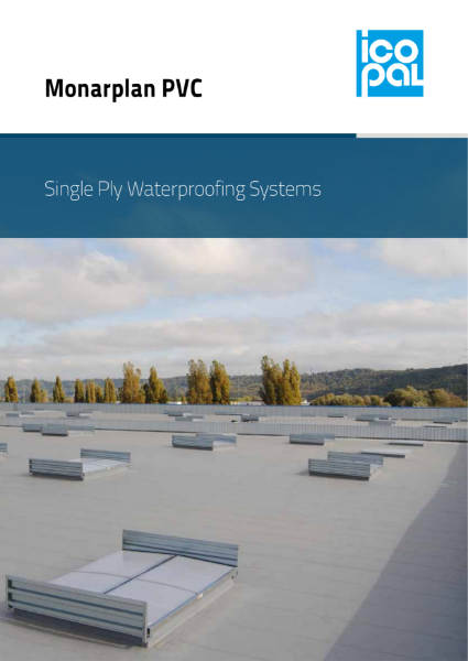 Icopal Monarplan PVC Single Ply Membrane Roof Waterproofing Systems