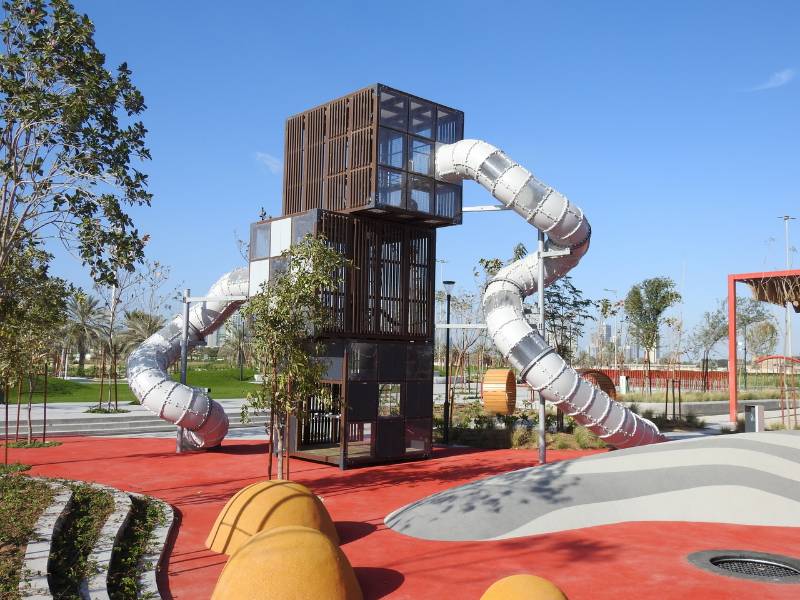 Halo Cubic - Children's Climbing Tower/ Tube Slides