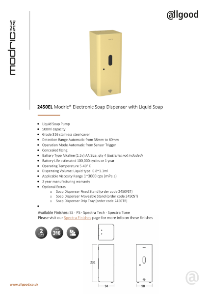 2450EL-Datasheet Iss05