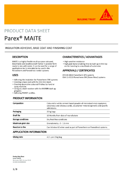 Parex® MAITE