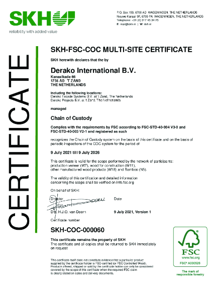 Chain of Custody Certification