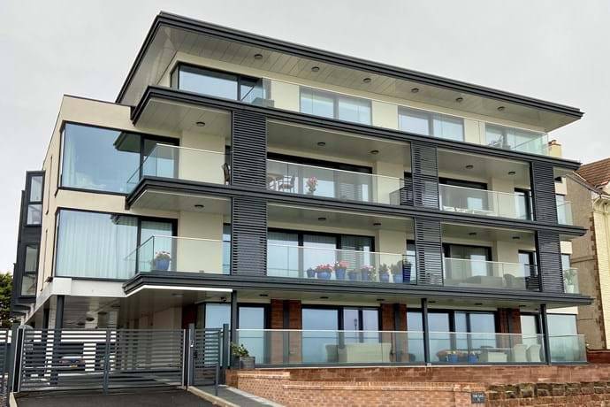 The Sail, West Kirby - Alumasc Skyline Fascia, Soffit & Coping