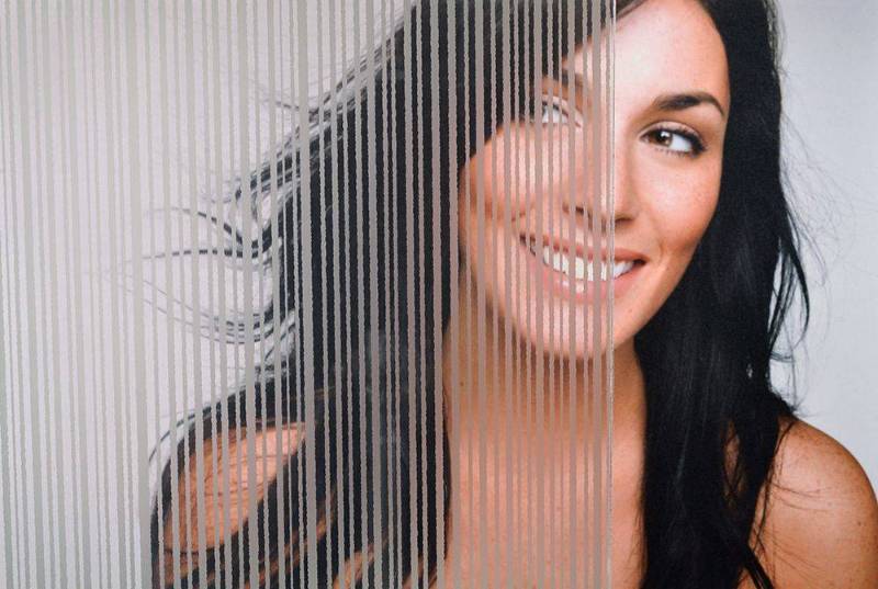 SX-C380 Organic Etch Stripes Window Film