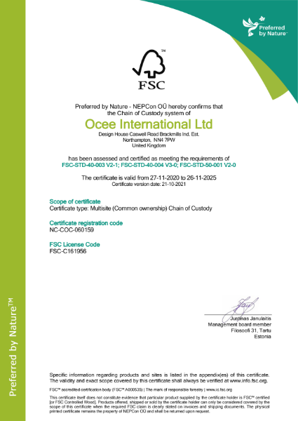 FSc Certification