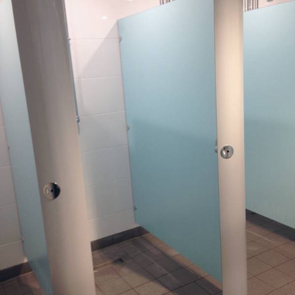 Bespoke Shower Cubicle System for JP Morgan - Canary Wharf