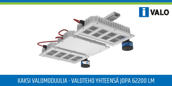 HUIPPU VALOTEHOT KORKEISSAKIN ASENNUSKOHTEISSA - I-VALO XENRE XL®