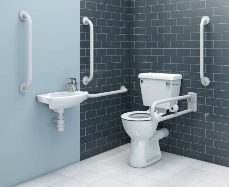Atlas Close Coupled Doc M Pack - Accessible WC Equipment Package