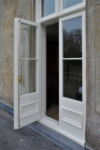 Timber Single and French Door - Timber back door and French doors