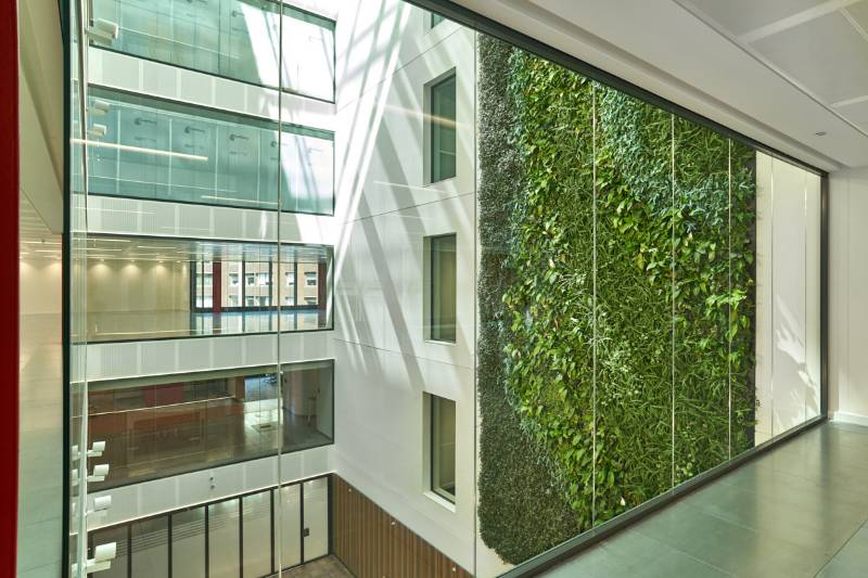 EQ Atrium living wall