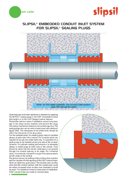 CSD Embedded Conduit Insert