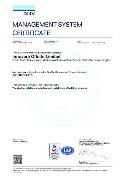 Management System Certificate
