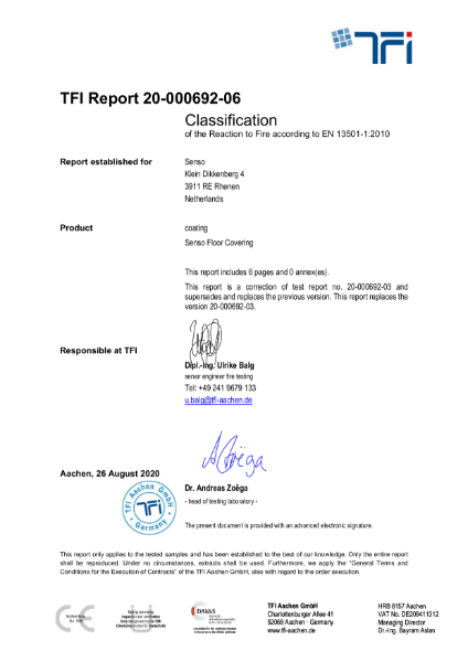 QA Certificate