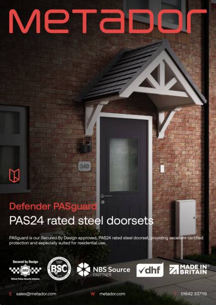 Defender PASguard PAS24 rated steel doorsets