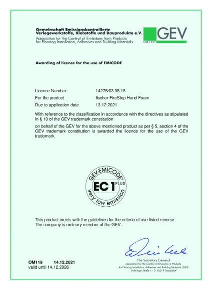 GEV-EMICODE® EC1 PLUS