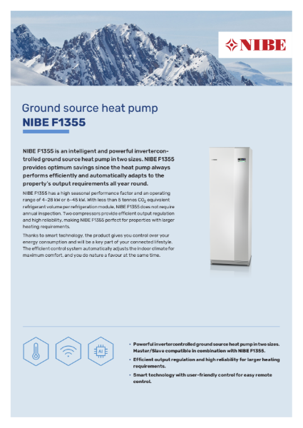 NIBE F1355 - Product Leaflet