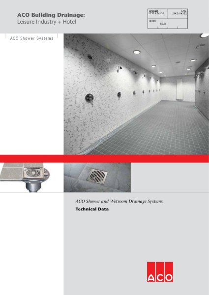 ACO Shower and Wetroom Drainage Systems